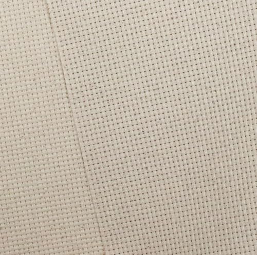Image of KCS one Piece 19 inch x 28 inch(48cmx72cm) 11CT Counted Cotton Aida Cloth Cross Stitch Fabric (Oatmeal)