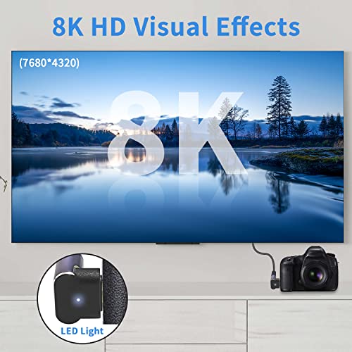 Duttek adaptador Mini HDMI a HDMI 8K 90 grados, pack 2 miniatura 3