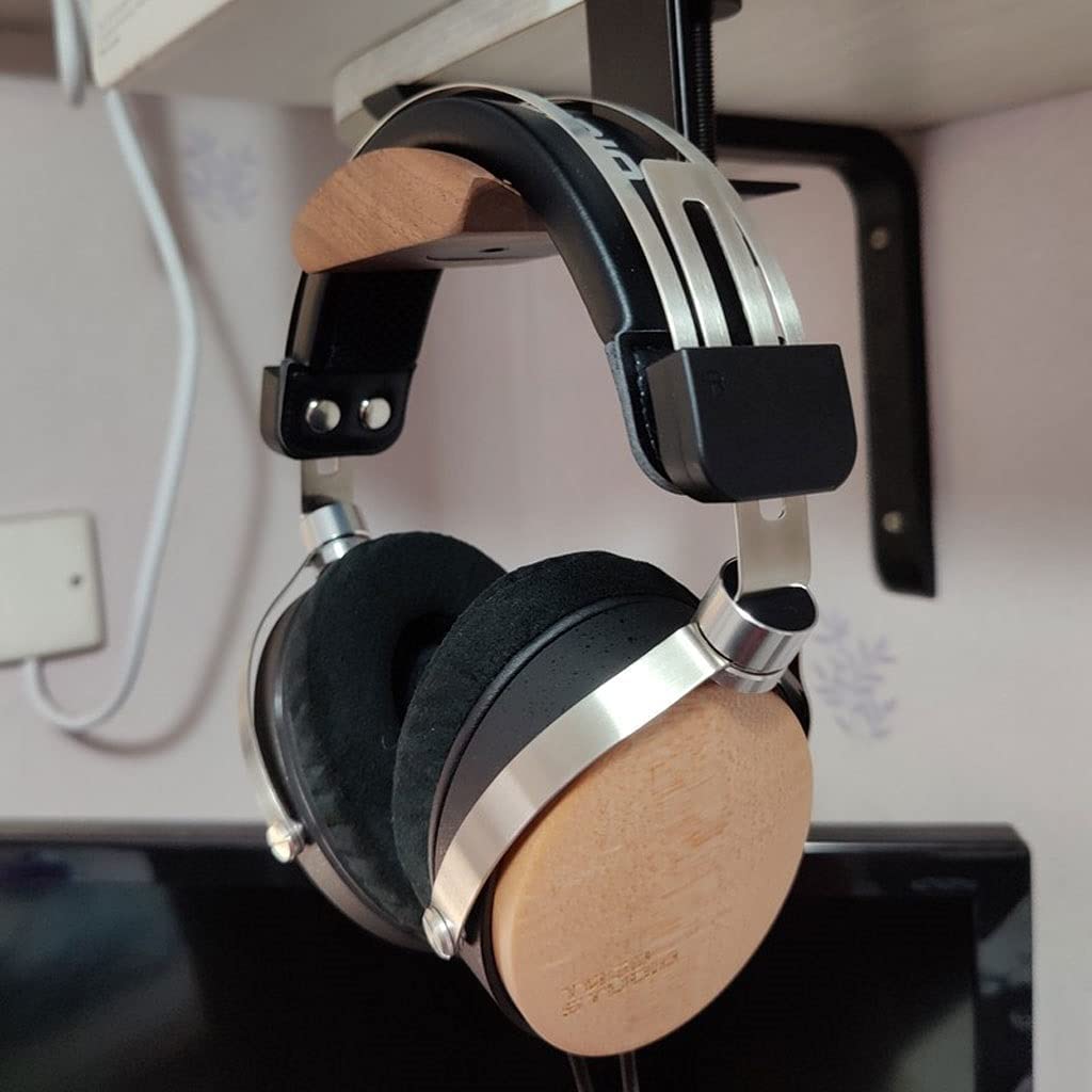 soporte para auriculares, Soporte de madera for auriculares, colgador