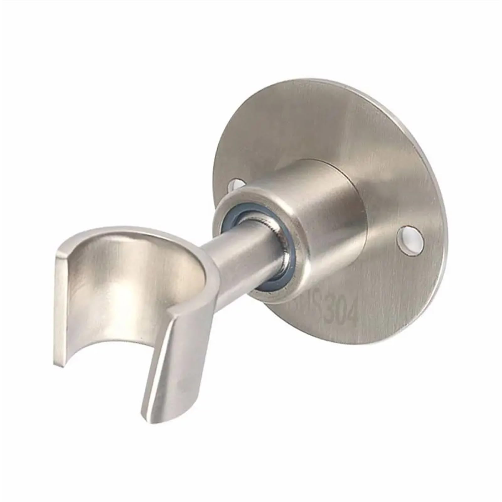 Djskldf Silver Shower Head Holder 360 Degree Rotation Shower Head Bracket Bathroom Accessory Spray Holder