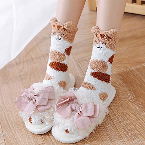 Calcetines esponjosos para dormir en invierno y descansar en casa 7