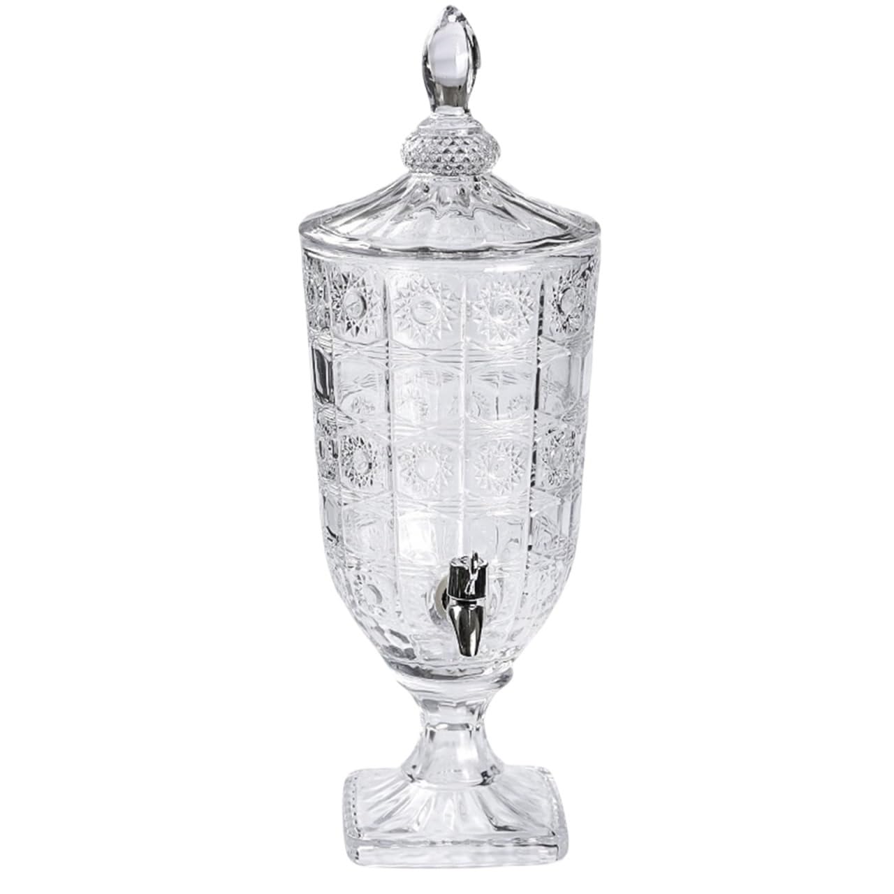 Distributeur de boissons en verre pour mariages buffets et fêtes d'été 3L