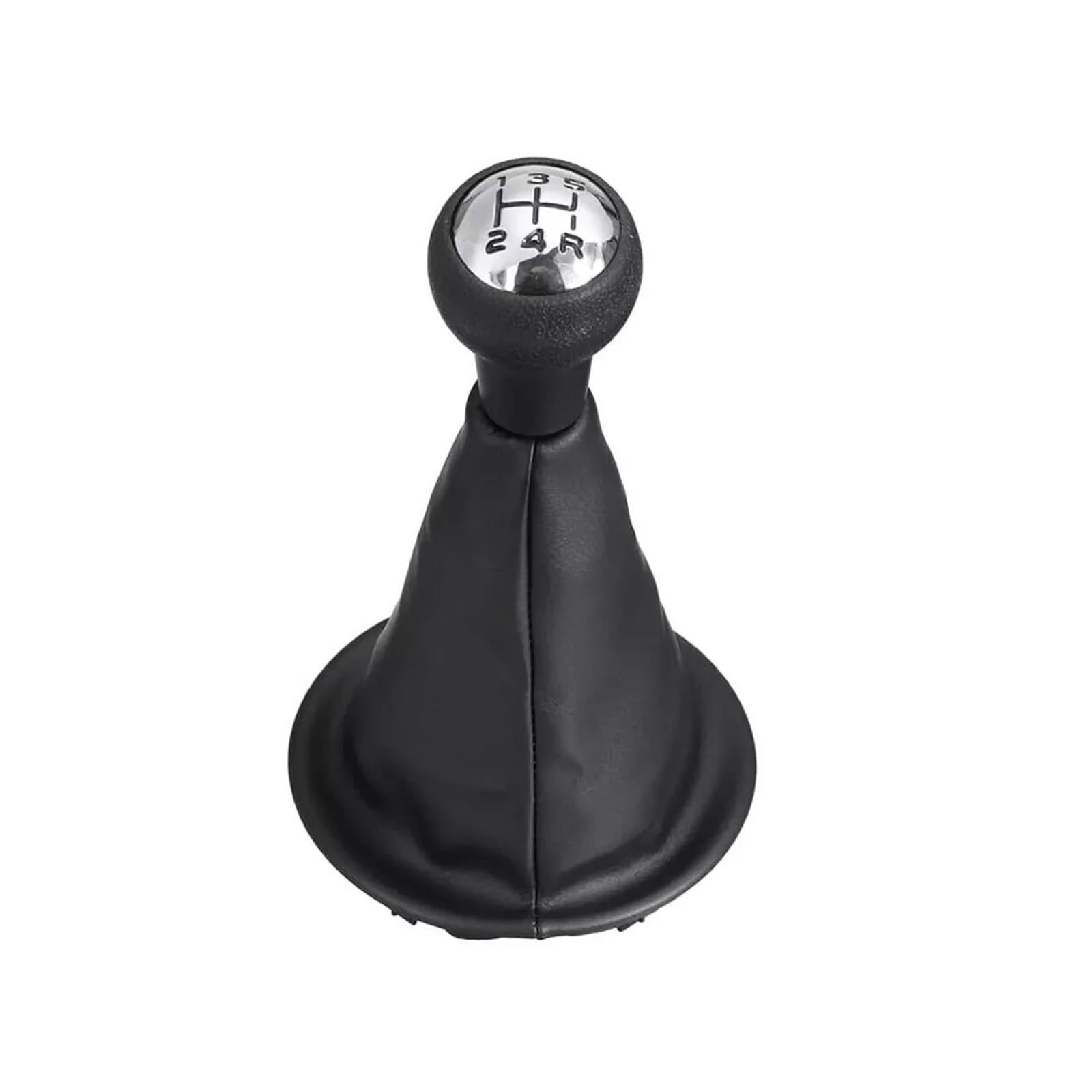 Mkgkacvcpt Black Manual Shifter Knob For Citroen 5 Speed Car Shift Knob Pu Leather Gear Stick Gaiter Dustproof Cover Interior Accessories