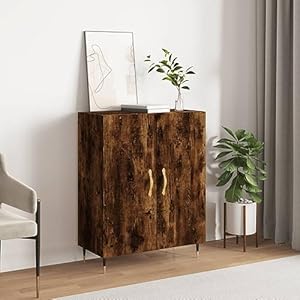 HOMEELIKE Sideboard Räuchereiche 69,5x34x90 cm