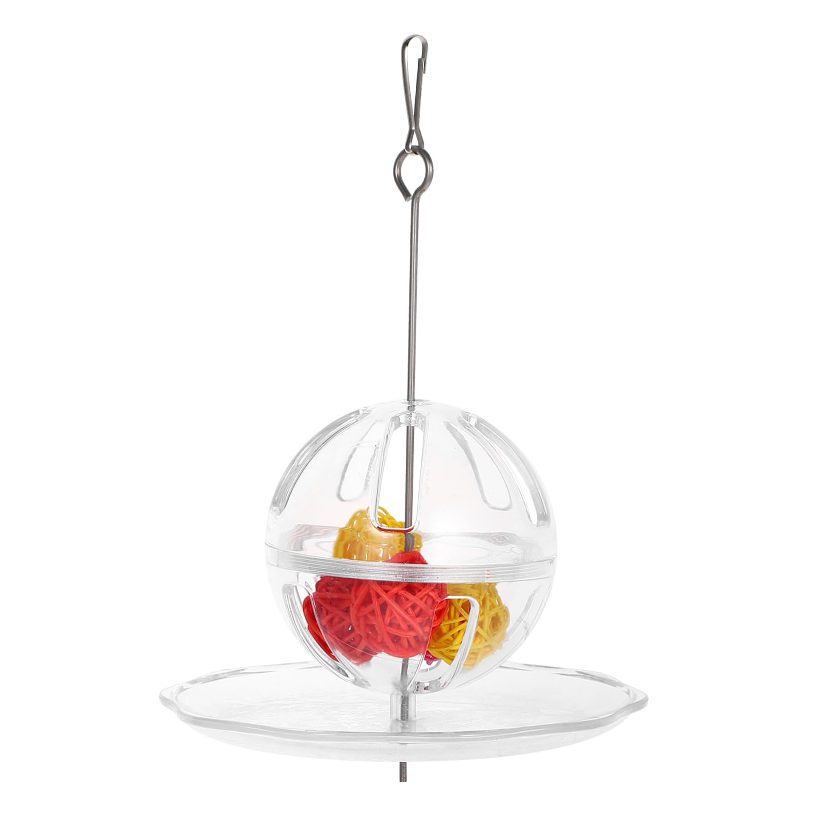 Parrot Foraging Ball Bird Foraging Feeder Bird Hanging Foraging Feeder Parrot Foraging System Bird Hanging Feeder Bird Chew Toy Hanging Food Feeder Parrot Bite Toy