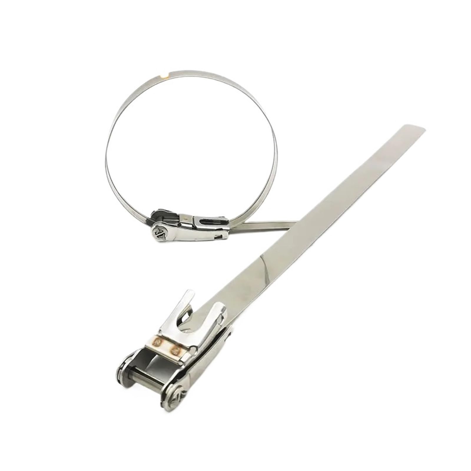 Fascette per Cavi Fascetta for Cavi Ratchet-Lokt in Acciaio Inossidabile 304, Larghezza 19 mm, Spessore 0,4 mm, Senza utensile, 19 * 500 mm, 10 Pezzi