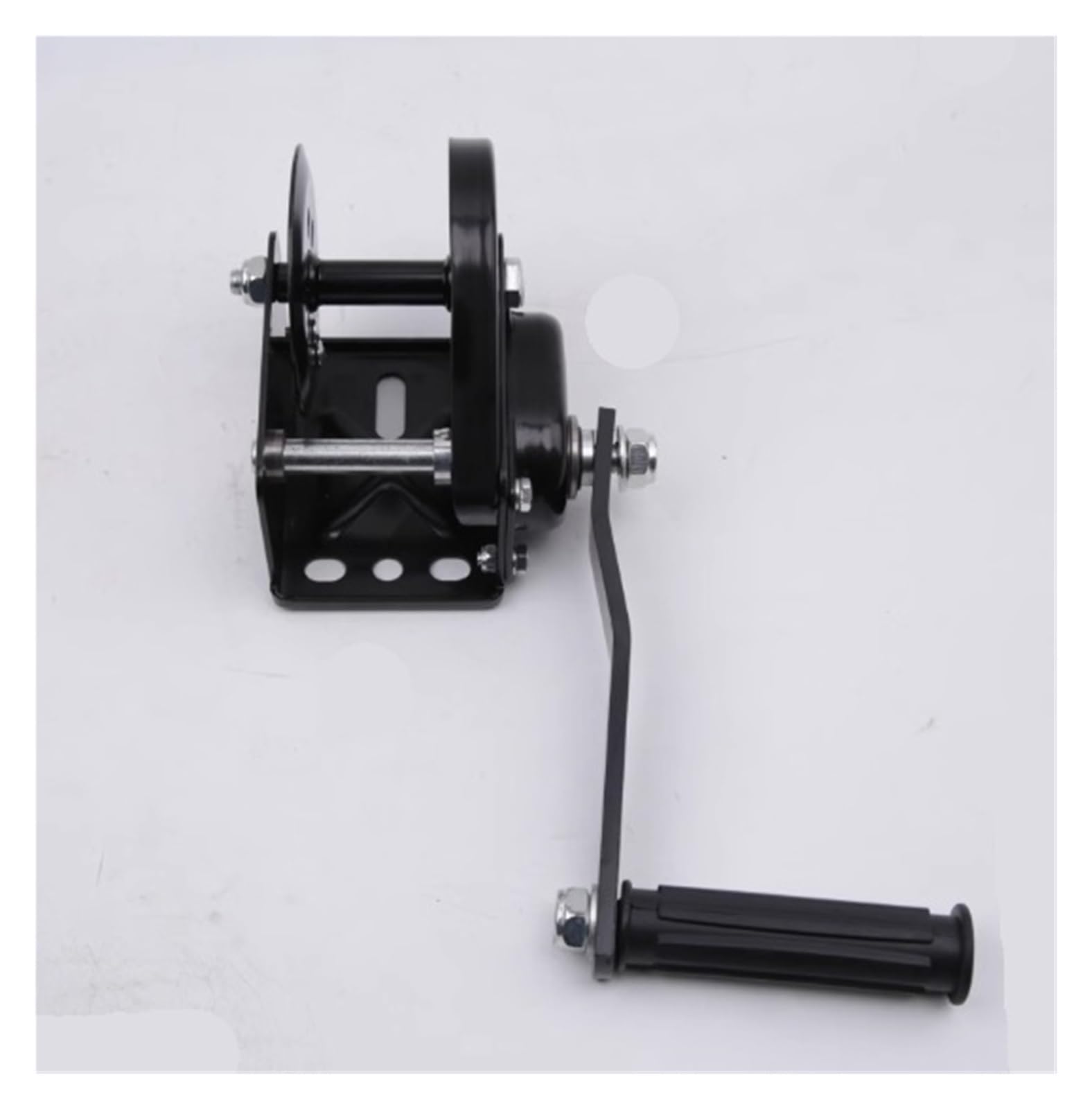 Argano manuale da 800 libbre, argano manuale a cavo, puleggia for argano manuale con cavo in acciaio da 5/10 m e gancio, capacità di 360 kg, for officina e garage.(Winch)