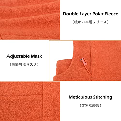 Image of TRIWONDER Kids Winter Hats Balaclava Ski Mask for Boys Girls Toddlers Windproof Adjustable Cold Weather Face Mask Neck Warmer