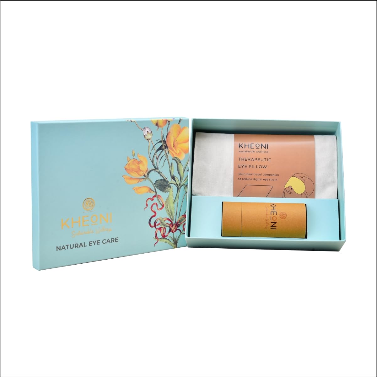 Kheoni Therapeutic Eye Pillow and Essential Oil Combo Kit For relaxing, Cooling Eyes & Pain Relief | Gift Set | Smooth&Comfortable Natural Eye Care Kit | Sleeping Eye Mask (B0CVF7FY1H) Amazon Price History, Amazon Price Tracker