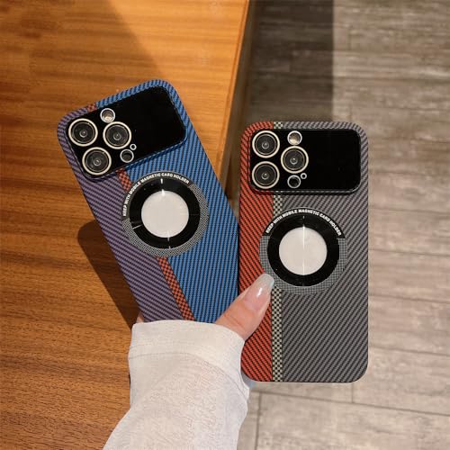 Coque carbone iPhone 14 aimantée anti rayure objectif