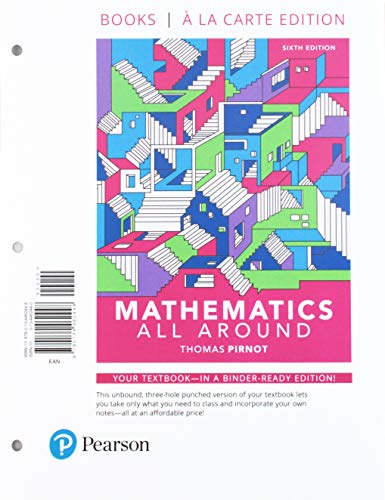 Mathematics All Around with Integrated Review, Loose-Leaf Version Plus MyLab Math -- Access Card Package
