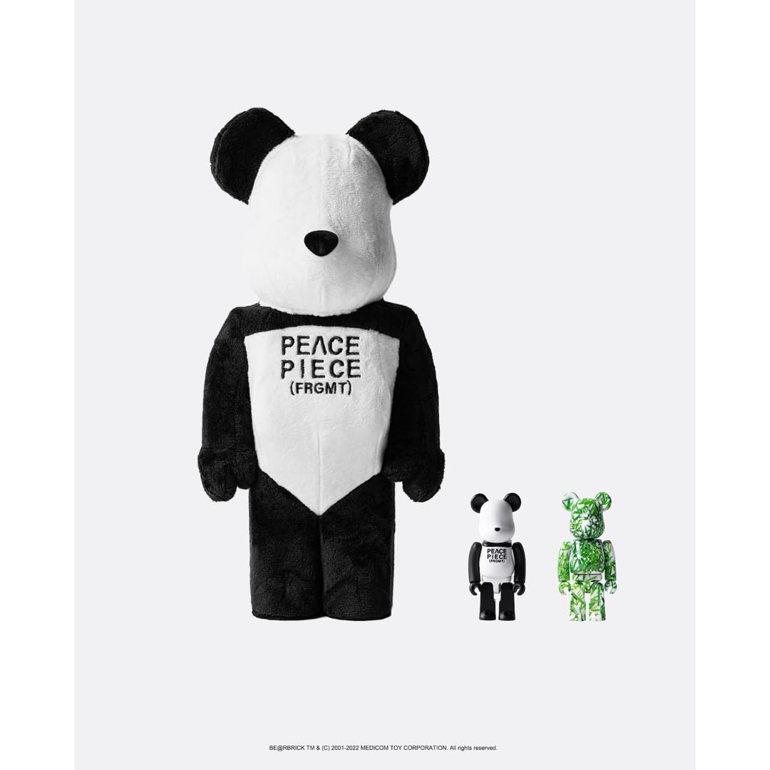 Amazon.co.jp: ベアブリック FRGMT PANDA 100%&400% 3PCS パンダ  