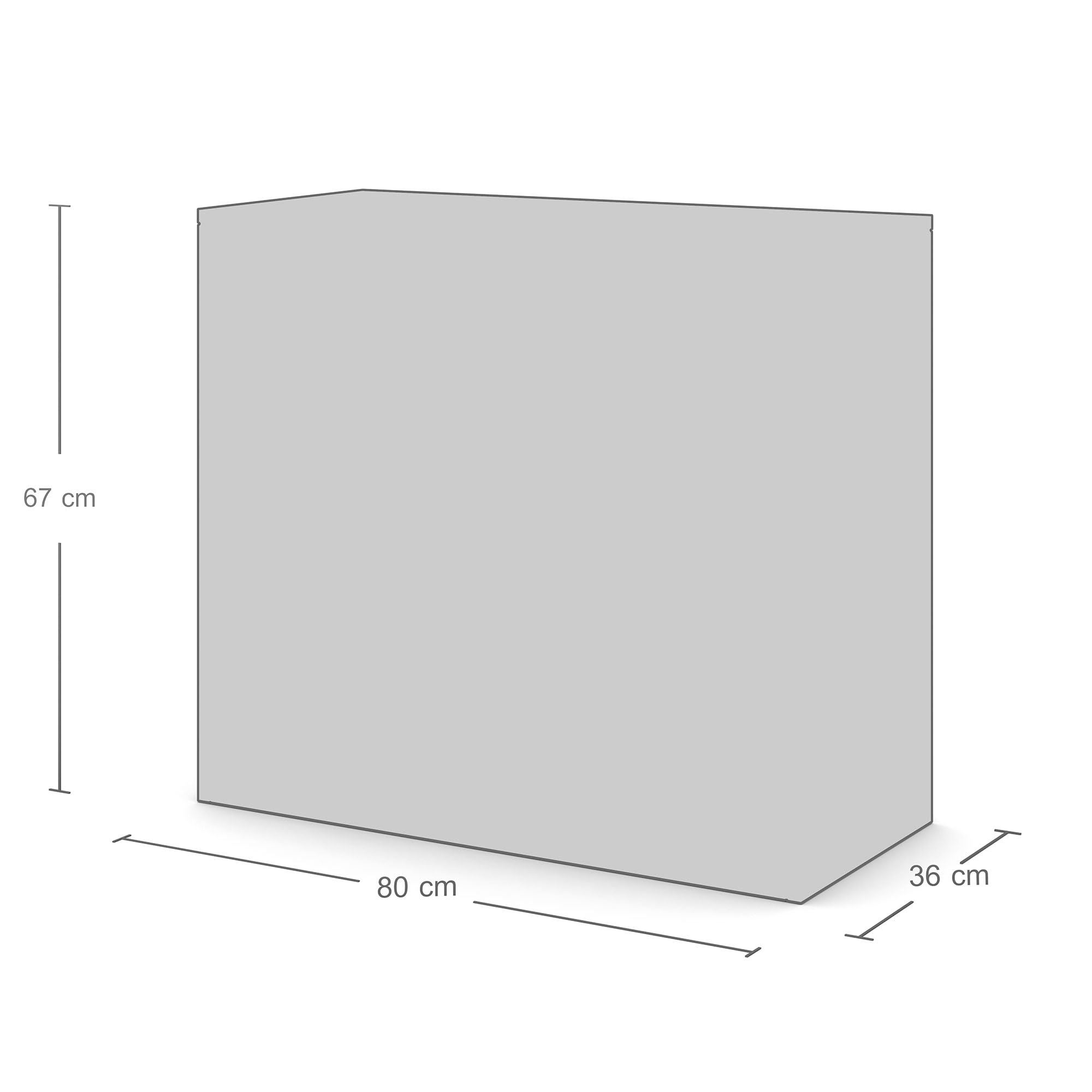ASSMANN Wandsekretär Cubas Premium 74x80cm Weiß, TÜV-Zertifiziert, fertig montiert für Homeoffice