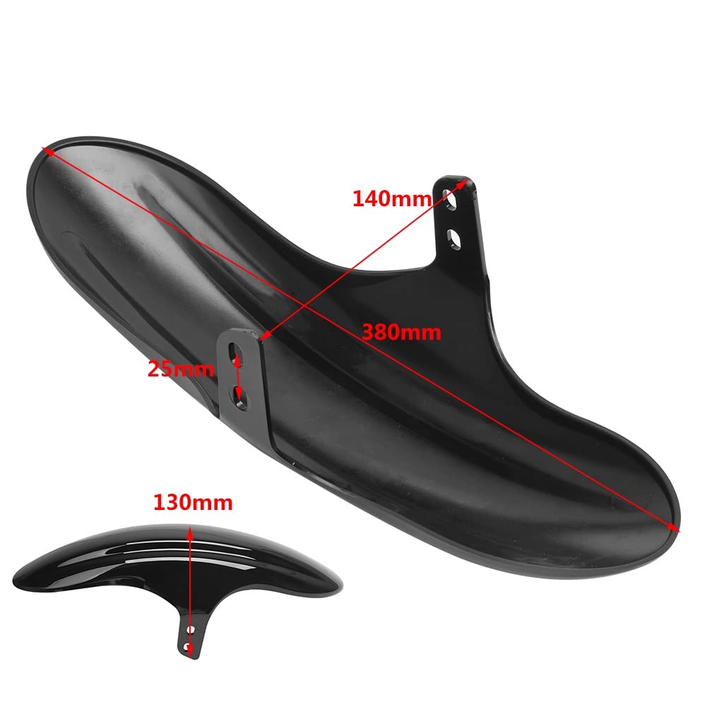 Garde-boue Avant Pour Harley Softail M8 2018-2022 - Noir ABS, Protection Contre La Boue - 6