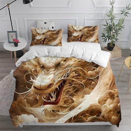 Housse de couette king size fermeture éclair microfibre lit 2 personnes - 6
