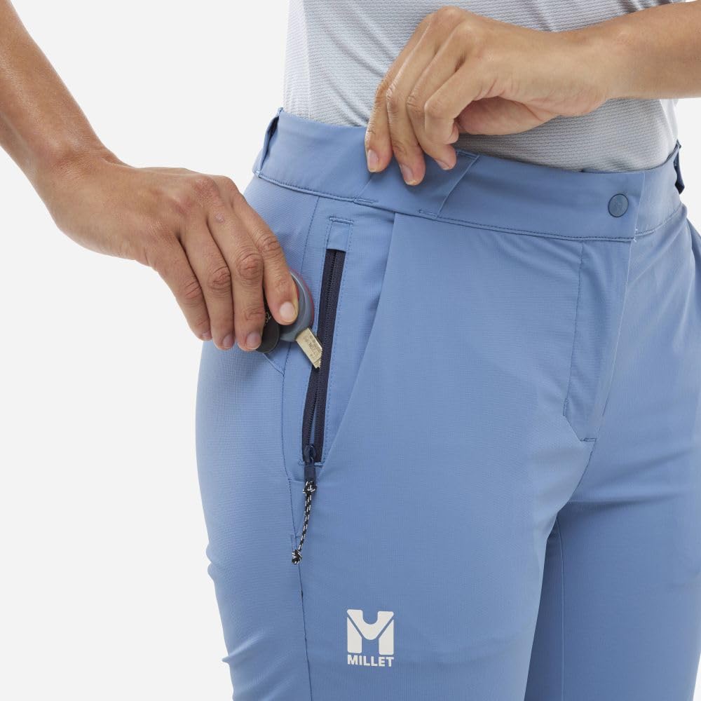 MILLET Pantalon De Randonnée et Trekking 2 en 1 Strech et Convertible, Femme, UBIC Zipp Off
