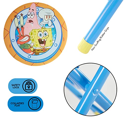Image of Spongebob Squarepants Round Table and Chair Set,Kids Activity Table with 2 Chairs, Fun Playroom Furniture for Arts, Crafts & Snacks
