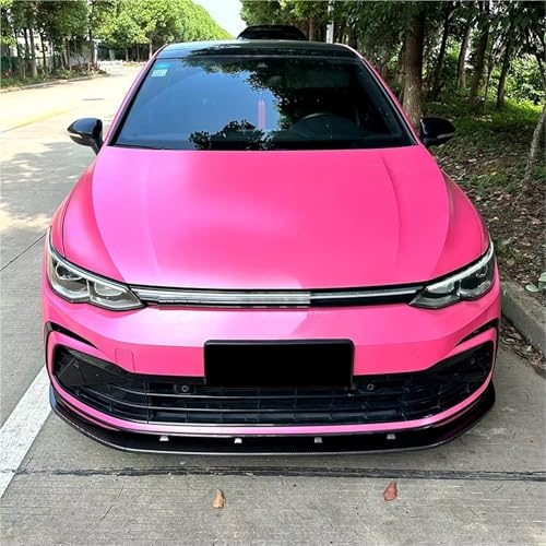 Becquet de lèvre avant Golf 8 MK8 GTI R diffuseur spoiler noir brillant - 3