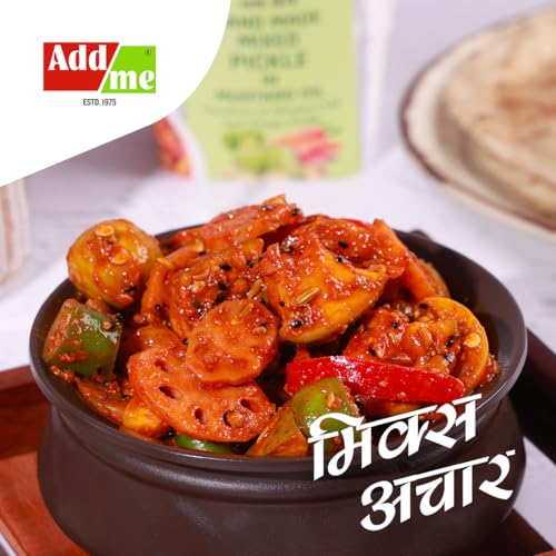 Image of Add Me Authentic Handmade Mixed Pickles for a Flavorful 1kg Plastic Jar | Tangy and Spicy Homemade Mango Mix Pickle in Mustard Oil | Traditional Ghar Ka Bana Achar