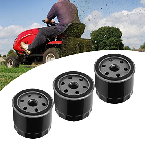 Substituição do filtro de óleo do cortador de grama do filtro de óleo do motor 3 peças adequado para