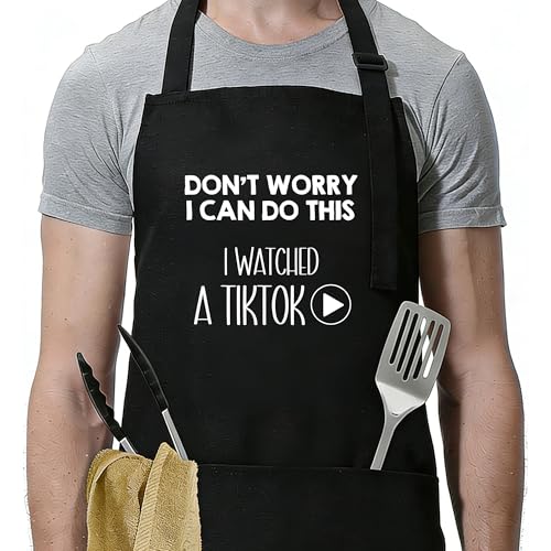 Funny Apron for Men - Don't Worry I Can Do