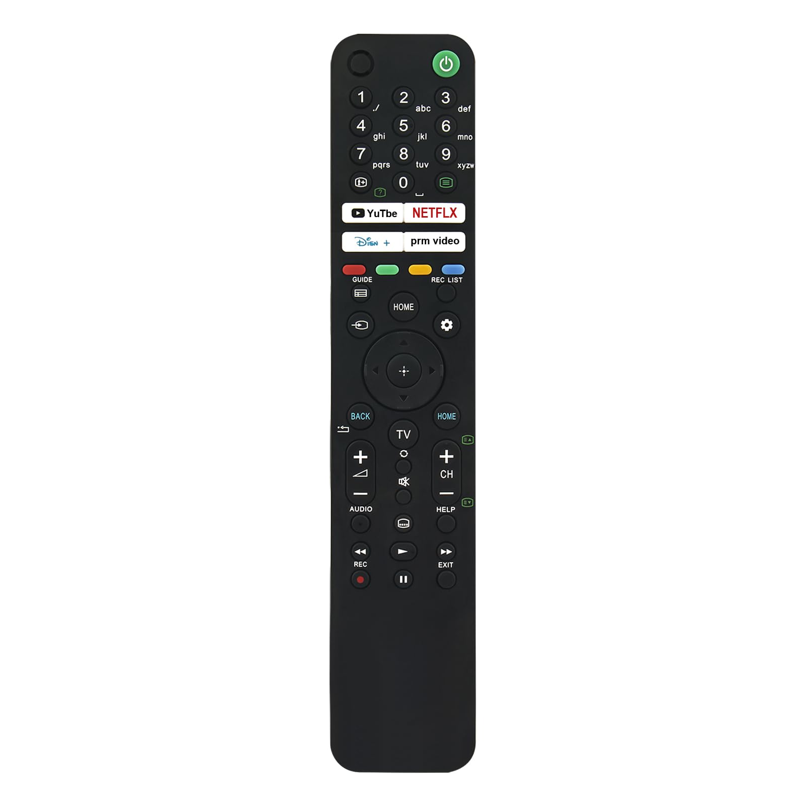 Nowość Pilot zdalnego sterowania na podczerwień, zamiennik do SONY TV RMF-TX520E 43X8XJ, KD-32W804, KD-43X72K, KD-43X81J, KD-55X81J,KD-65X81J, KD55X80J, KD55X81J, XR-65A83J, XR-65A84J,XR-65X93J,