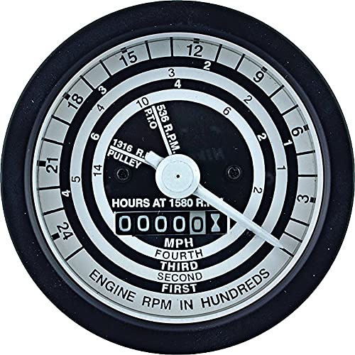 Proofmeter Ford 8N tracteur agricole de collection pour suivre le régime moteur aux champs