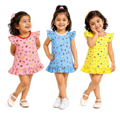 Image of Tinchuk Baby Girl's A-Line Mini Dress(Pack of 6)