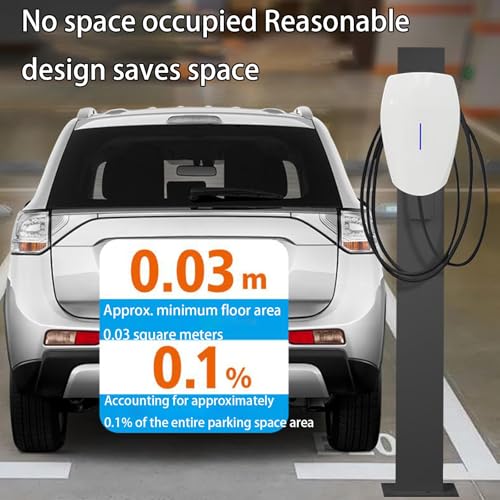 Borne de recharge extérieure pour véhicules électriques Noir-A support durable