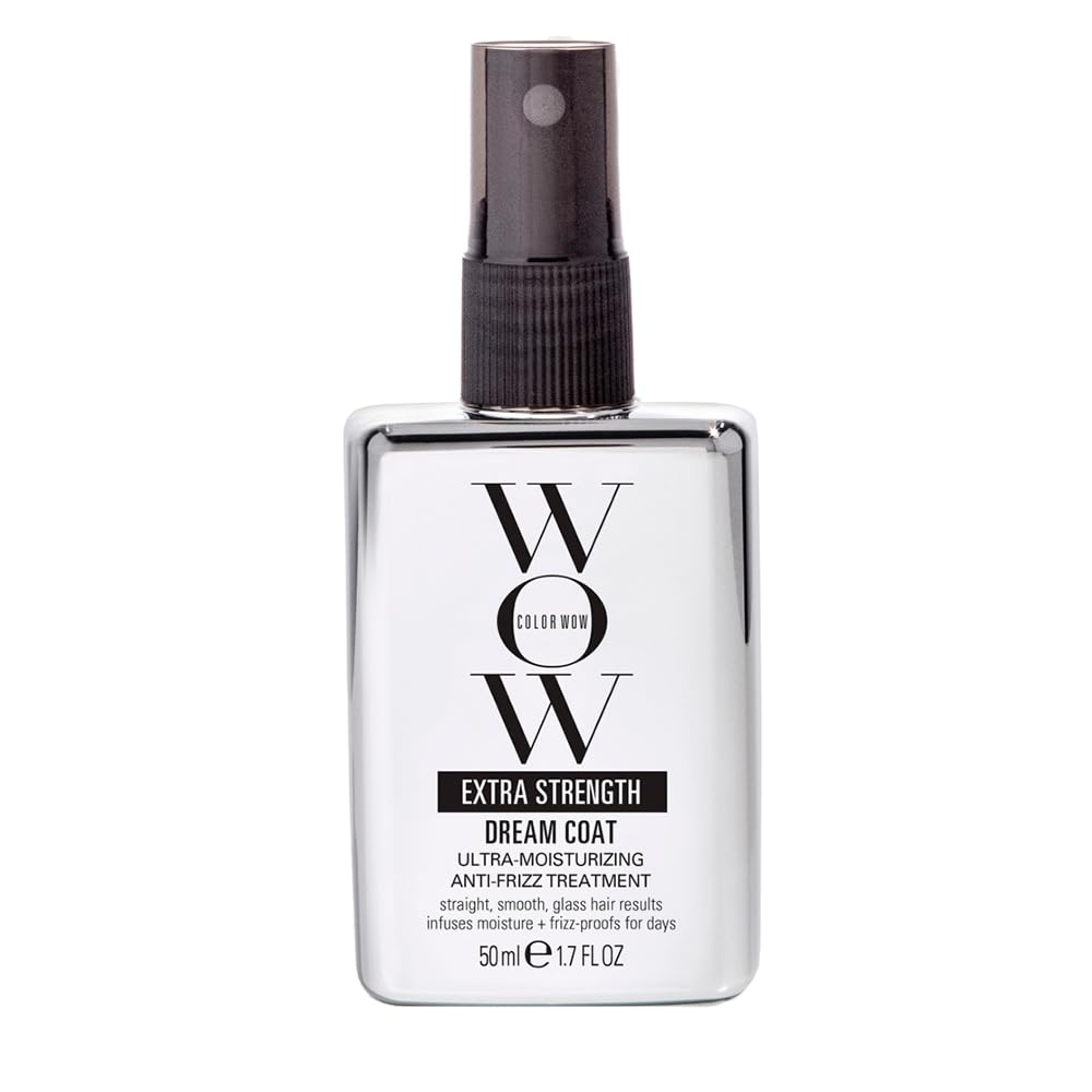 COLOR WOW Extra Strength Dream Coat wydajny, ultra nawilżający, przeciwwilgociowy do włosów skłonnych do puszenia się włosów; szklisty, gładki, prosty i odporny na puszenie się włosów, do 3-4 myć;