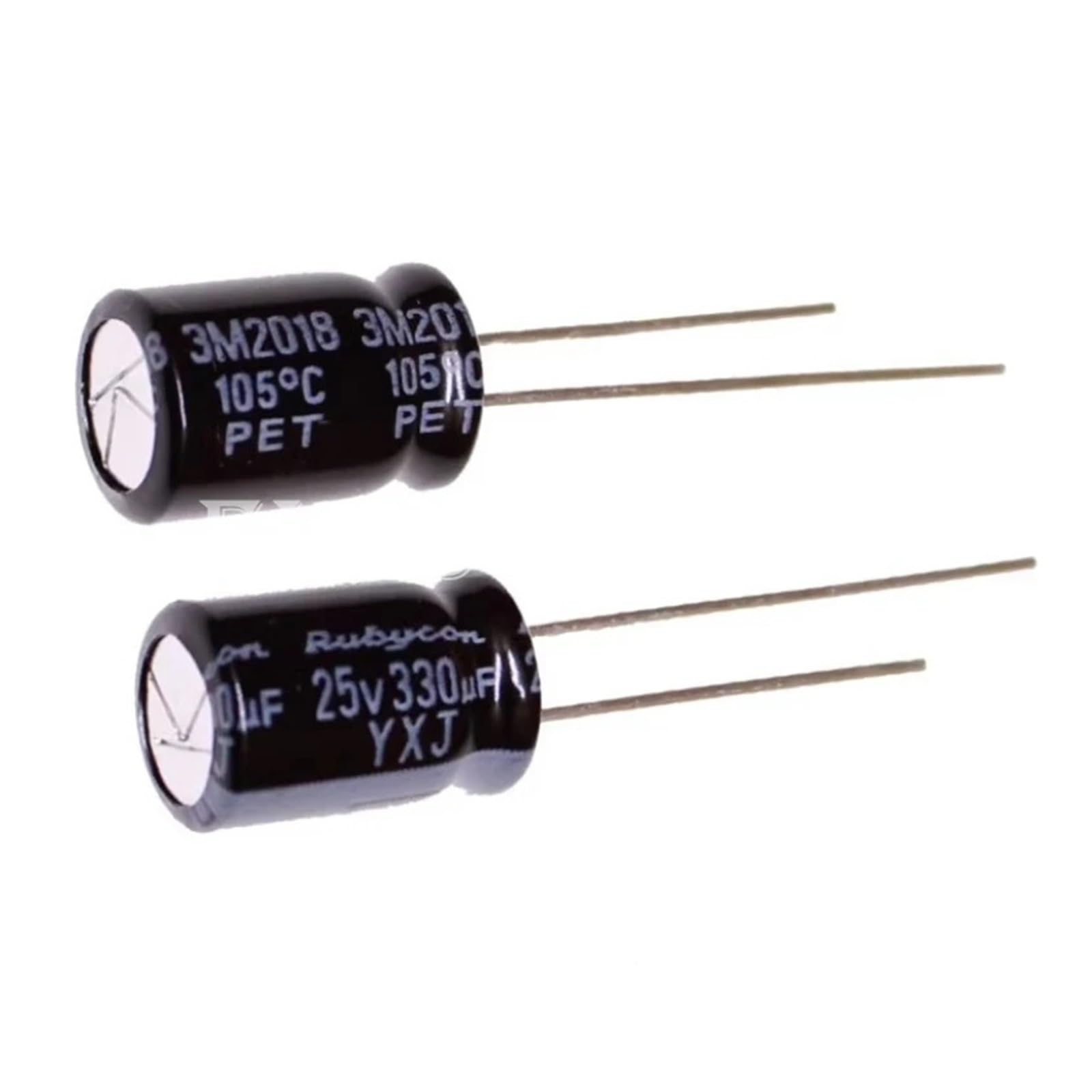 25V330UF YXJ 8 x 11,5 mm płyta główna aluminiowy kondensator elektrolityczny 25YXJ330M 330uF 25V wysoka częstotliwość niska IDGTTLDF (100 szt.)
