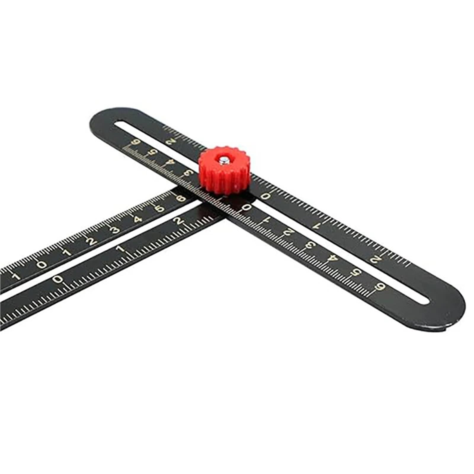 Rapporteur d'angle, Outil de gabarit d'angle en alliage d'aluminium, 16 côtés, règle multi-angle, rapporteur de mesure d'angle, 1 pièces(16fold)
