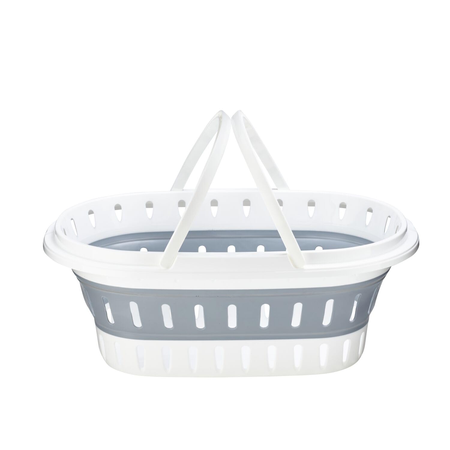 Lakeland Collapsible Laundry Basket 25L – Folds Flat For 25 litre, Neutral