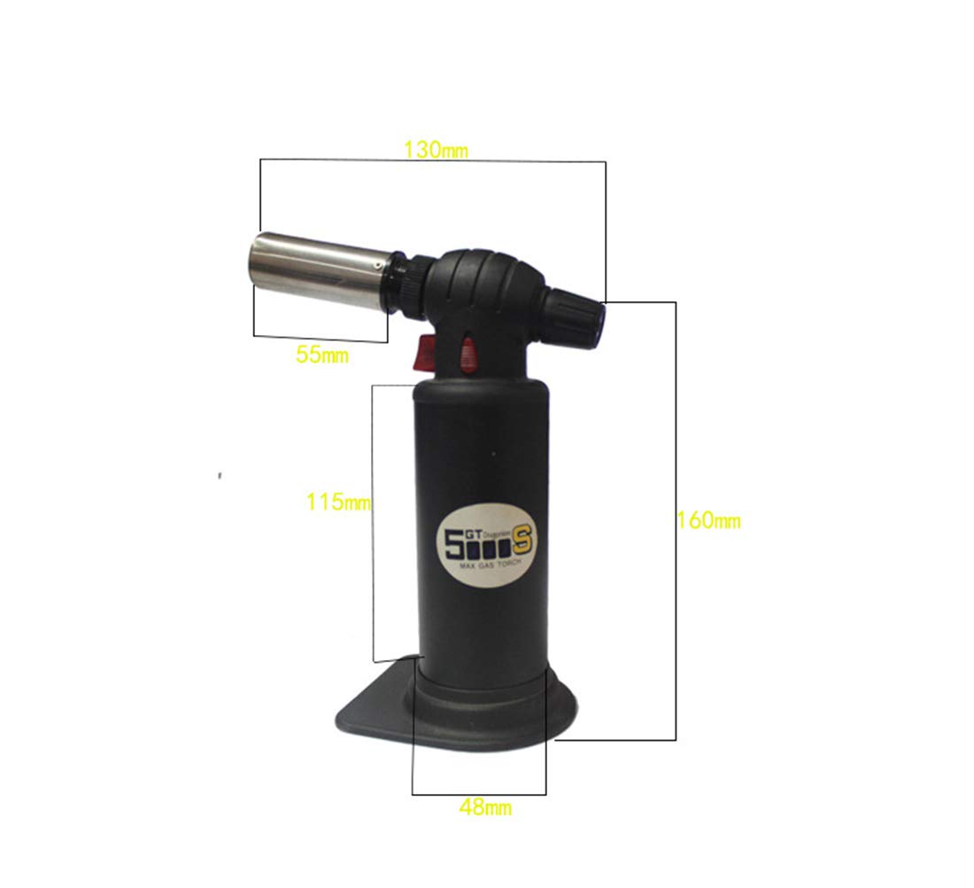 Flamme Réglable D'allumeur de Cuisine de Butane de Chalumeau de Coup Approprié Au BBQ/Bijoux/Soudure/Faisant Cuire Au Four