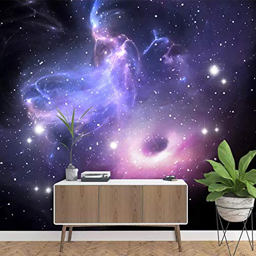 Tapeta Kolorowe Gwiazdy Ściana 3D Fototapety Fototapety 3D Tapety Niestandardowy Gigantyczny Plakat Ścienny 3D Do Salonu lub Sypialni 200 cm × 140 cm (szer. x wys.)