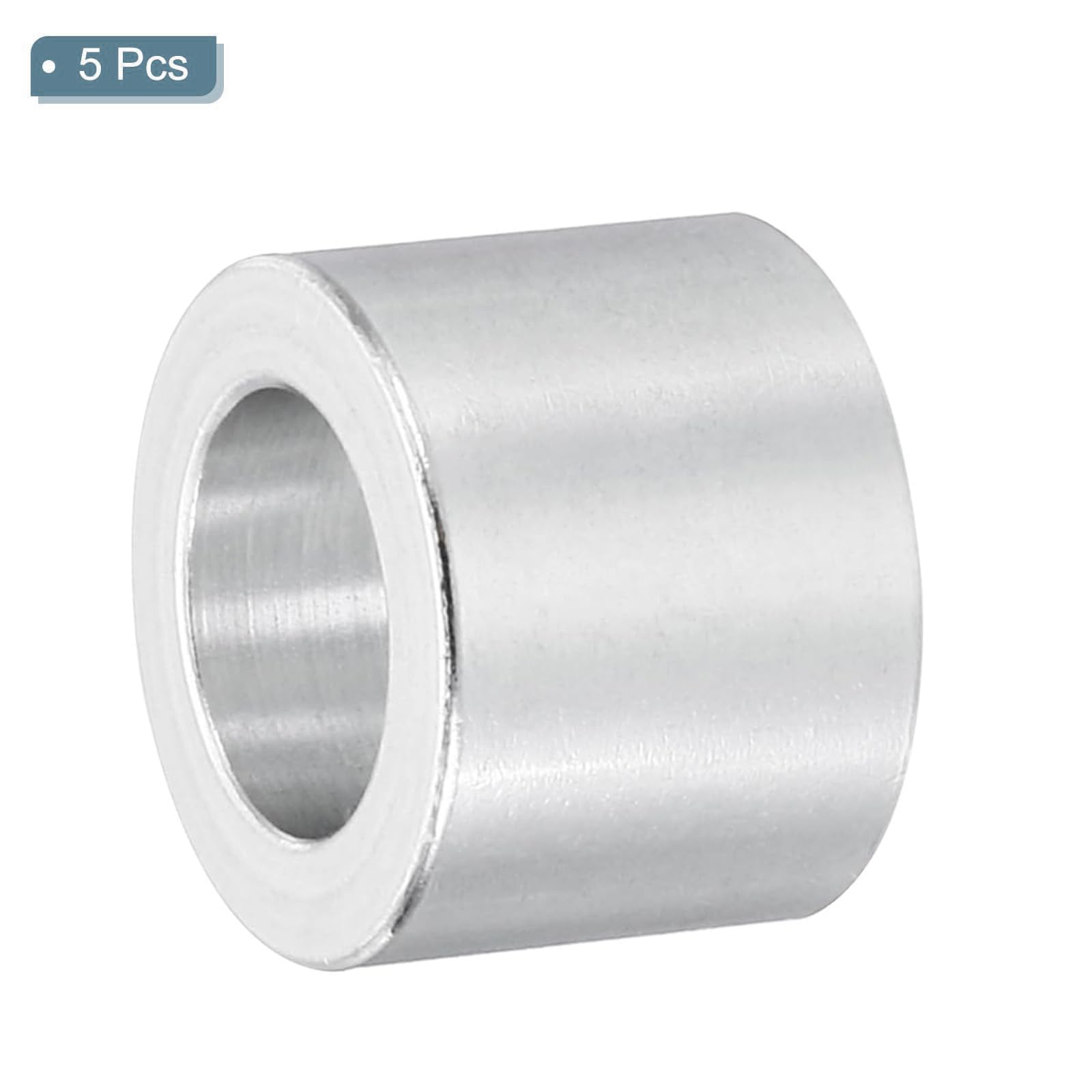 TOP-VIGOR 5Pcs M12 Aluminum Spacer, 12.5mm ID x 20mm OD x 15 mm Length Metal Spacer - Image 3