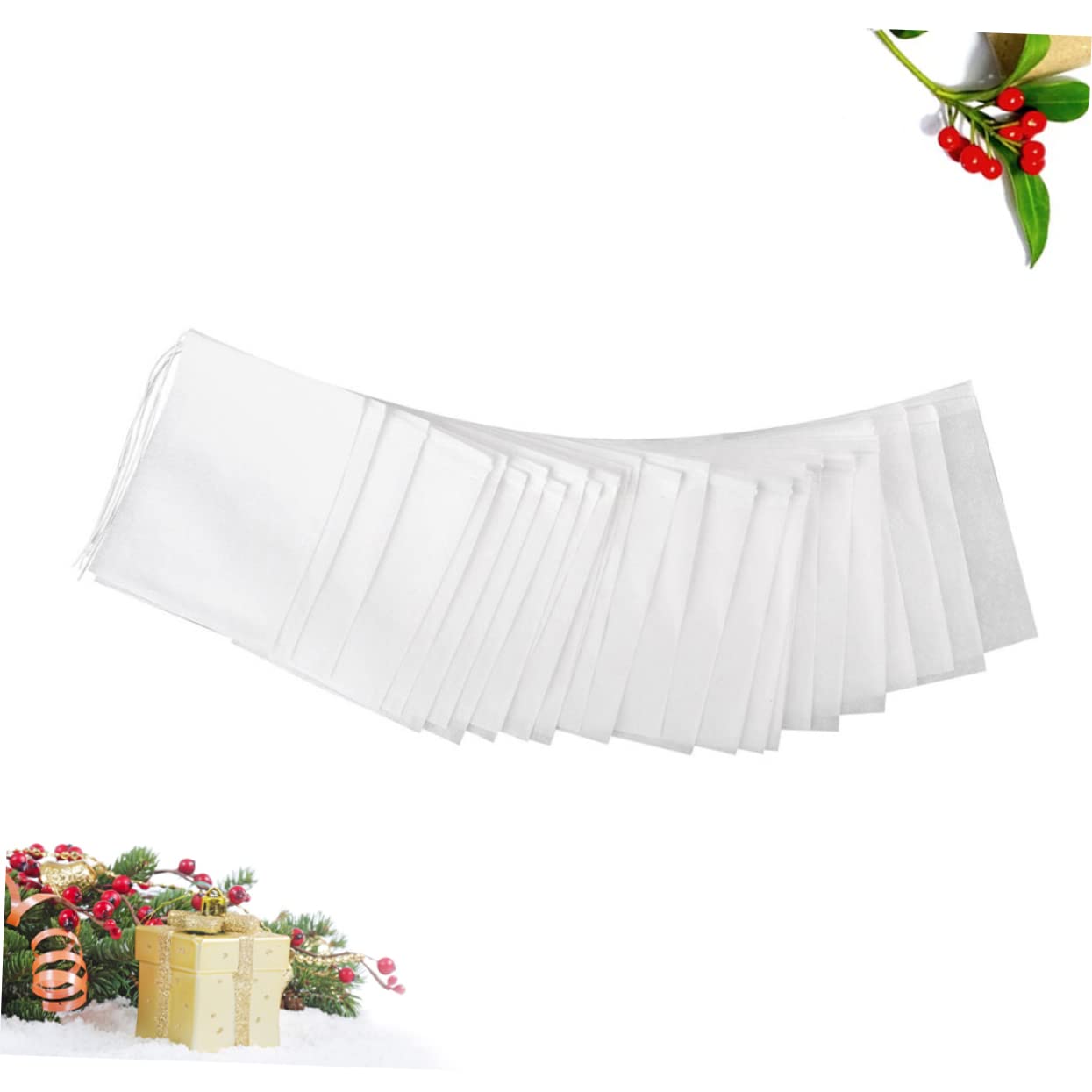 MAGICLULU 600piezas Bolsas De Té Vacías Cordón Filtros De Papel Para Infusiones Para Té Suelto y Diseño Práctico y Duradero