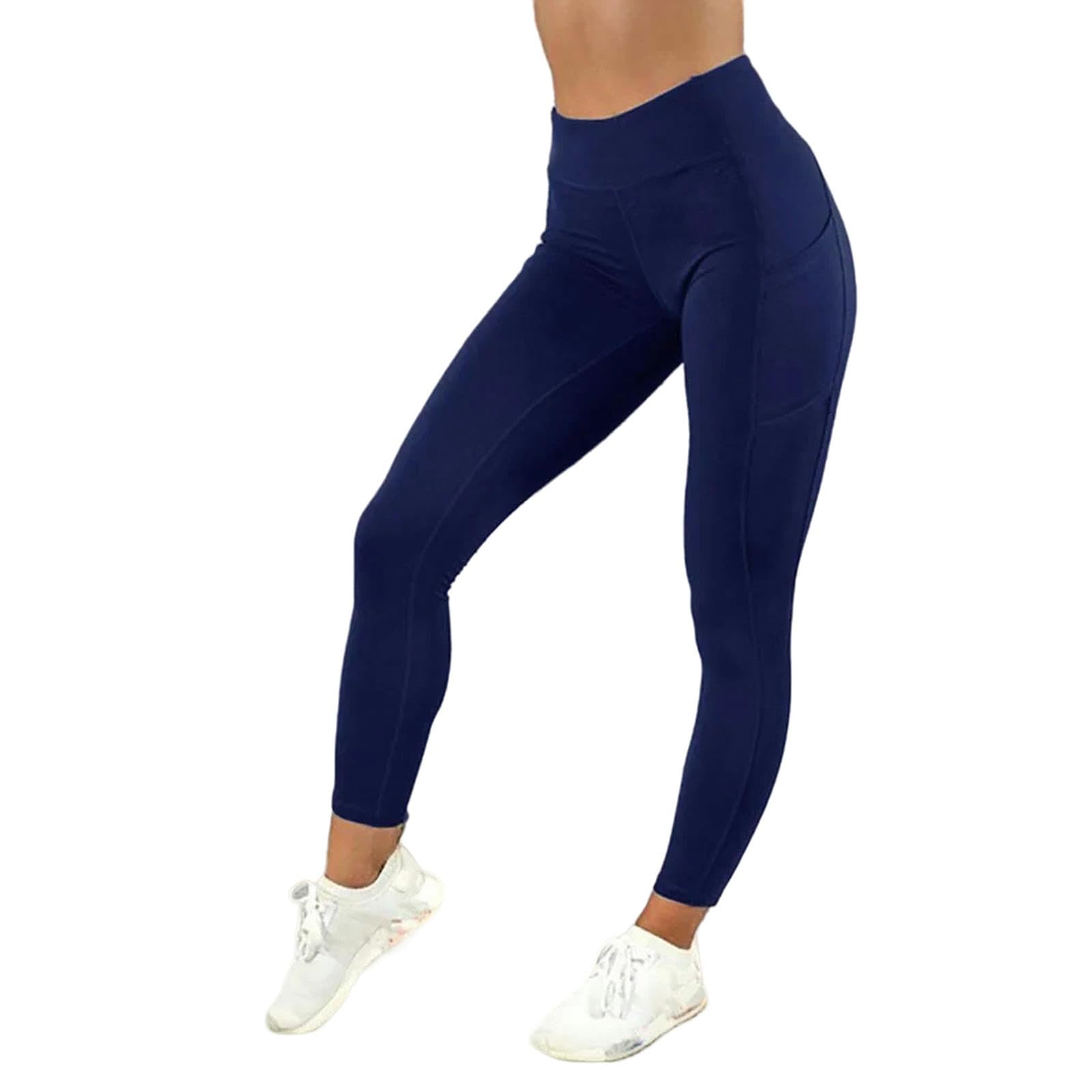 Spodnie do biegania damskie Sportswear Woman Gym Legginsy Pocketed Joga Spodnie Fitness Spodnie do biegania Stretch Sportswear