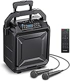 6 EQ-MODI: Bass, Treble, Indoor-Musik / Party, Outdoor-Musik / Party, All-in-One-Soundsystem! Genießen Sie unterschiedliche Musikstile, egal ob drinnen oder draußen. Mit der LED-Anzeige können Sie schnell und einfach Modus finden. Sie können die Wiedergabe sogar mit speziellen Tasten für Wiedergabe / Pause, Nächste / Vorherige Spur oder Fernbedienung steuern.