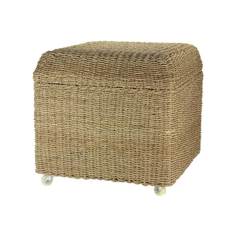 Household Essentials Seagrass Storage Seat Cover