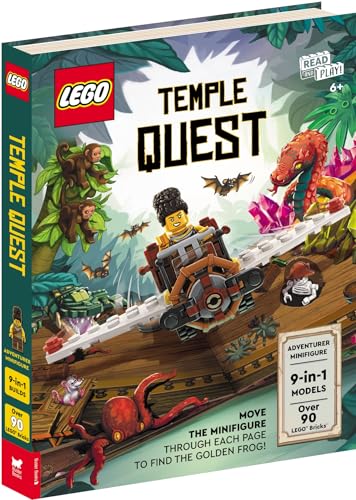 Lego® Books: Temple Quest (With Adventurer Minifigure, Nine Buildable Models, Play Scenes And Over 90 Lego Elements)