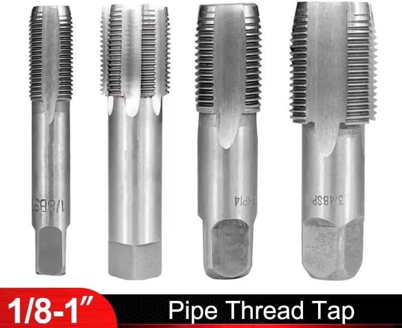 WZFCTaper Tap Pipe HSS Taper Pipe Tap BSP Metal Screw Thread Cutting Tools Screw Tap Threading Tools,G1-3I8