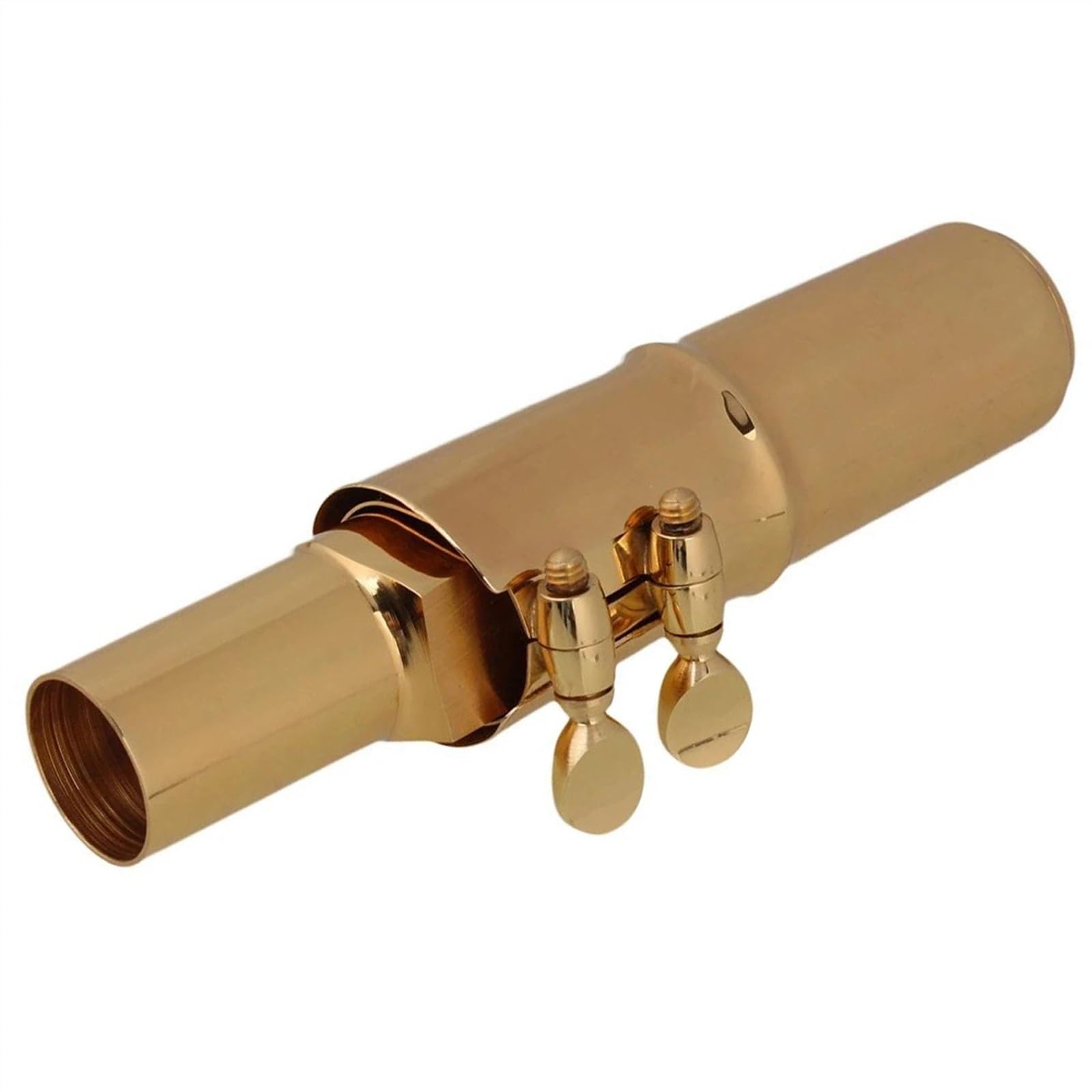 Zestaw Ustników Do Saksofonu Tenorowego E-flat Z Klipsem Na Nasadkę, Mosiądz, Srebro/pozłacane Części Ustnika Do Saksofonu Akcesoria do Saksofonu Części (Color : Gold)