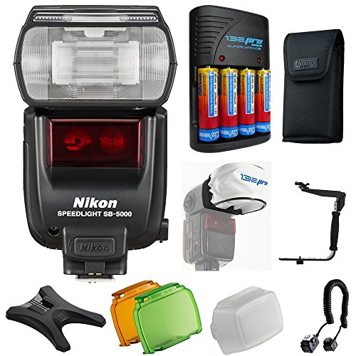 Nikon SB-5000 AF Speedlight + Pixi-Advanced Accessory Bundle