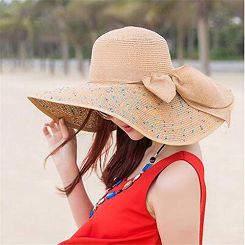Hats-Cap-Sun-Floppy-Women-Wide-Beach-Colorful-Brim-Big-Bow-Straw-Hat-Brim-Baseball-Caps-ASAP-Cap