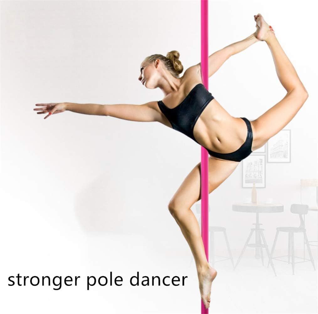 TEVEILS Upgrade Silicone Dance Pole 360 Spin and Static Portable Indoor Home Training Pipe Removable Stripper Pole Fitness Gym Equipment : Sports & Outdoors