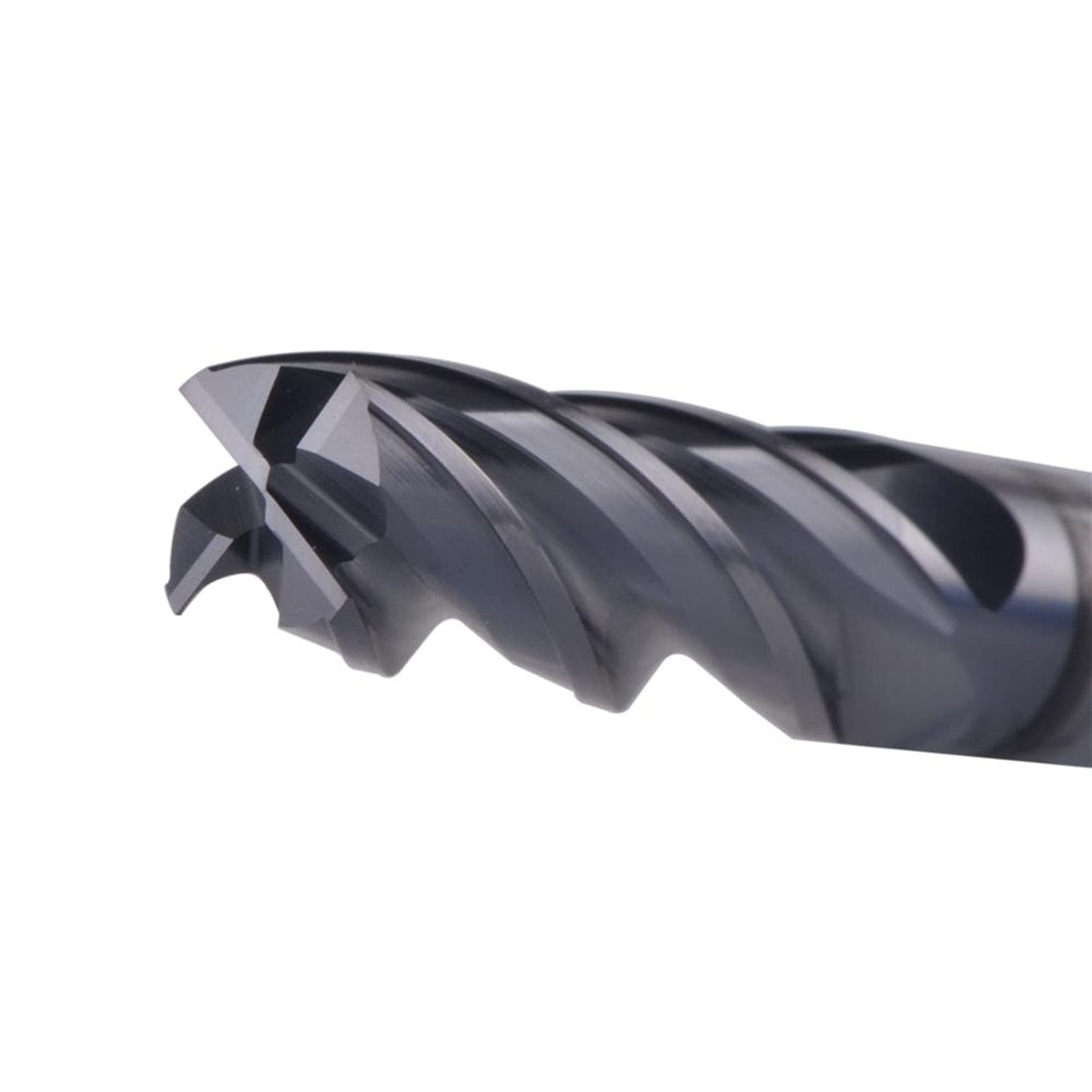 Tungsten Carbide End Mill do stali nierdzewnej 4 Flety Młyny końcowe CNC Obróbka frezowania z węglika stałych Frezy trzpieniowe JIYAMI'EN EL (Size : M4E D8.0)