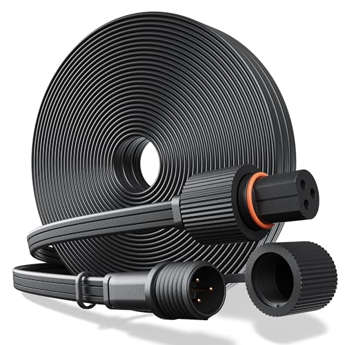 SAYSOLAK 10Ft Extension Cable for Govee Permanent Outdoor Lights 2/Pro Deck Lights IP68 Waterproof Extension Cord Compatible with Govee H705D H705E H705F H706A H706B H706C H7067 H7068 H7069