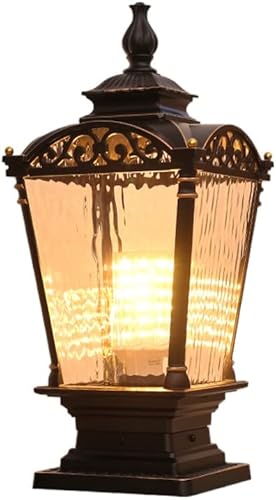 Miniatura 1 de Luces de poste al aire libre, faroles de columna simples impermeables modernos para exteriores, farol de pilar, villa, puerta, farol de poste para