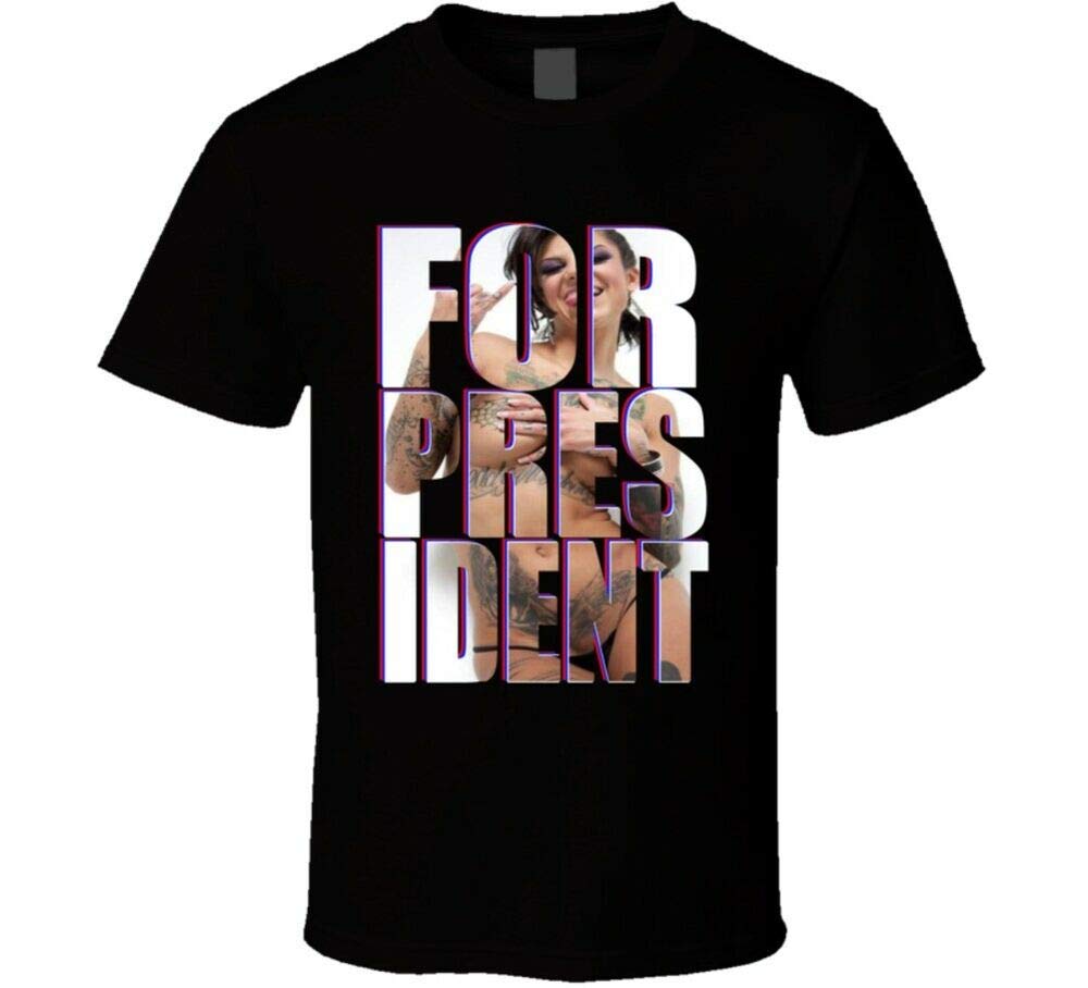 QN Bonnie Rotten Porn Star for President MoviesBlack T-Shirt :  Amazon.co.uk: Fashion